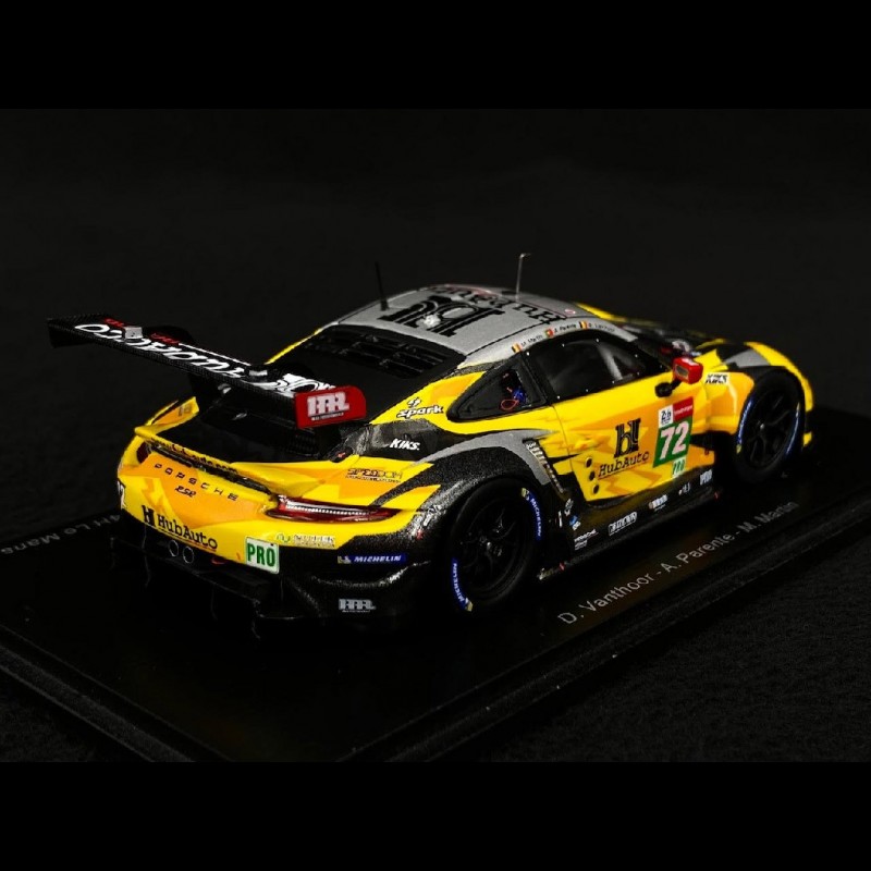 Porsche 911 RSR-19 Type 991 n° 72 Hyperpole LMGTE Pro 24h Le Mans 2021 1/43  Spark S8261