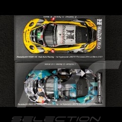 Duo Porsche 911 RSR-19 n° 72 & n° 88 Hyperpole LMGTE Pro & Am 24h Le Mans 2021 1/43 Spark