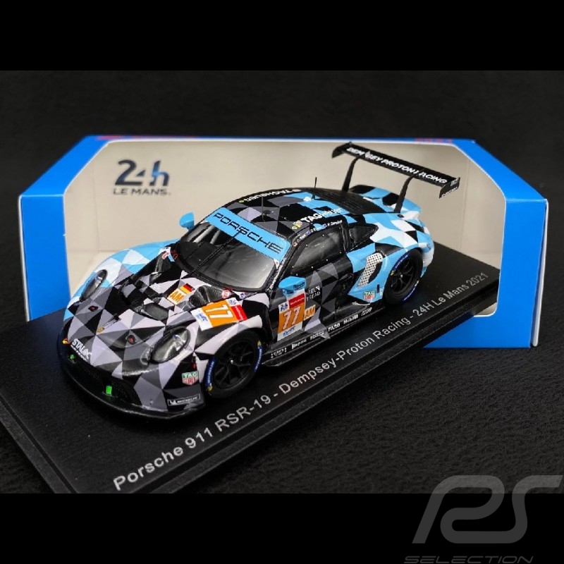 Porsche 911 RSR-19 Type 991 n° 77 24h Le Mans 2021 1/43 Spark S8270