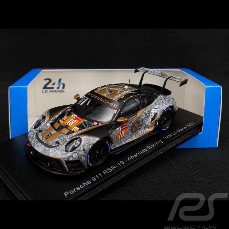 Porsche 911 RSR-19 Type 991 n° 18 24h Le Mans 2021 1/43 Spark S8265