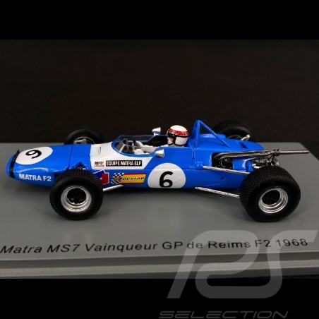 Matra MS7 n° 6 Vainqueur GP Reims F2 1968 1/43 Spark SF105