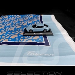 Foulard Porsche Taycan Soie naturelle Bleu WAP9410010NUSA