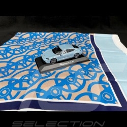 Porsche Schal Taycan Naturseide Blau WAP9410010NUSA