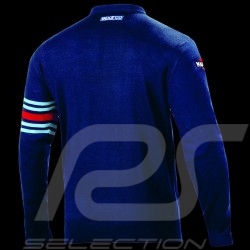 Porsche Martini Racing Cotton Round Neck Sweater Sparco Navy 01350MRBM - men