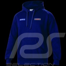 Porsche Martini Racing Hoodie Sweatshirt Navy Blue Sparco - Men 01340MRBM