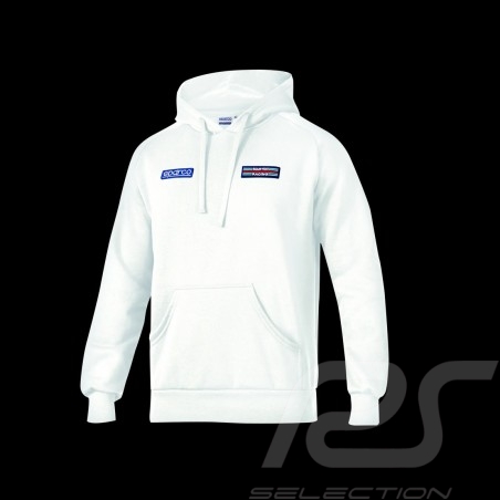 Porsche Martini Racing Hoodie Sweatshirt White Sparco - Men 01340MRBI