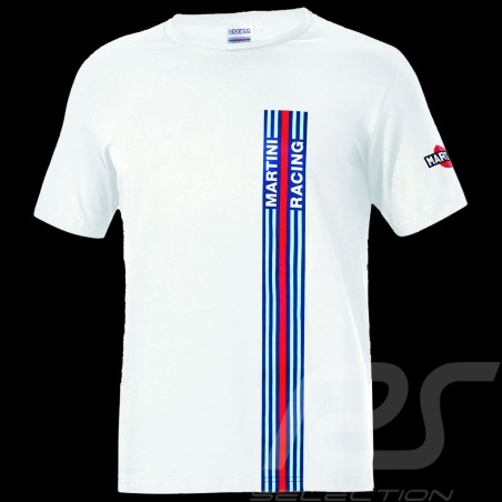 T-Shirt Porsche Martini Racing Sparco White 01339MRBI - men