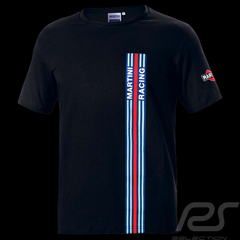 Porsche Martini Racing Sparco Schwarz 01339MRNR - Herren T-Shirt