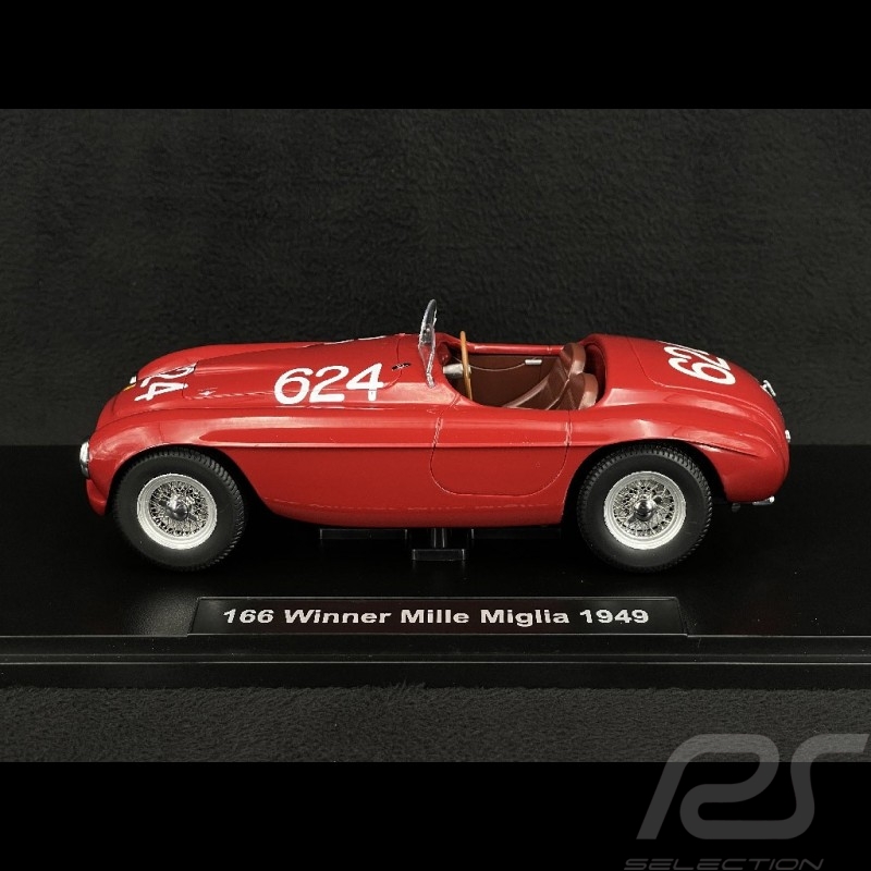 Ferrari 166 MM n° 624 Sieger Mille Miglia 1949 1/18 KK-Scale KKDC180915
