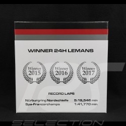 Duo Porsche 919 Hybrid Sieger n° 2 & n° 1 24h Le Mans 2017 1/43 Ixo Models IXOSP919-Set2