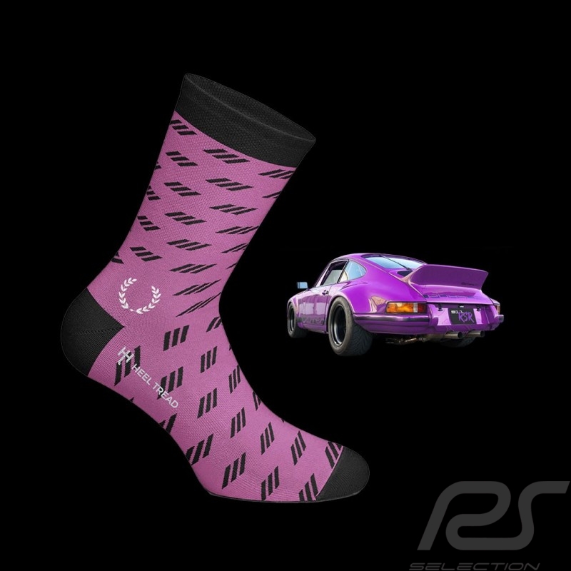 Chaussettes Porsche 911 Carrera RSR Street Fighter Violet / Noir - mixte - Pointure 41/46