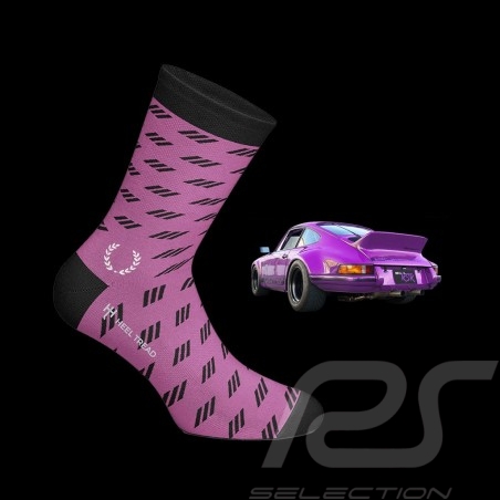 Porsche 911 Carrera RSR Street Fighter socks Purple / Black - unisex - Size 41/46