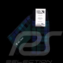 Porsche 930 Black Watch Tartan socks Blue / Green / Black - unisex - Size 41/46