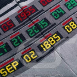 Chaussettes DeLorean Retour vers le Futur Jaune / Blanc / Noir - mixte - Pointure 41/46