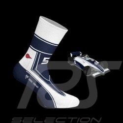 Brabham BT49 F1 socks Blue / White - unisex - Size 41/46