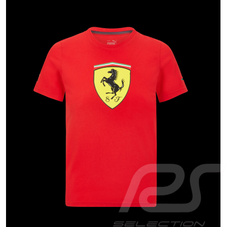 Ferrari T-shirt Puma Ecusson Rot 7012109240-001 - Kinder