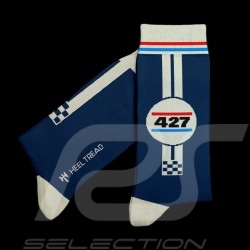 Chaussettes AC Cobra Shelby 427 Bleu / Blanc / Rouge - mixte - Pointure 41/46