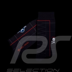 Porsche 356 Top Gun socks Black / Grey / Red - unisex - Size 41/46