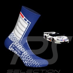 911 GT1 Le Mans Inspiration Socken Blau / Grau / Weiß - Unisex - Größe 41/46