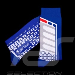 Chaussettes Inspiration 911 GT1 Le Mans Bleu / Gris / Blanc - mixte - Pointure 41/46