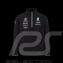 Pull Mercedes-AMG Petronas F1 Team Hamilton Russell polaire zippée Formule 1 noir 70122072-001