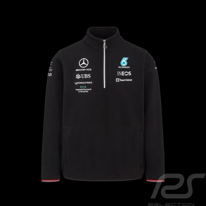Sweater Mercedes-AMG Petronas F1 Team Hamilton Russell Formula 1 Black 70122072-001 Sweater Mercedes-AMG Petronas F1 Team Hamilton Russell Formula 1 Black 70122072-001