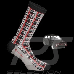 Inspiration VW Golf GTI Long socks / knee-highs black / red / grey - unisex - Size 41/46