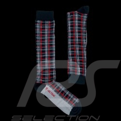 Chaussettes longues / mi-bas Inspiration VW Golf GTI noir / rouge / gris - mixte - Pointure 41/46