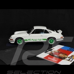 Porsche 911 RS 1973 White / Viper Green 1/12 Norev 127512