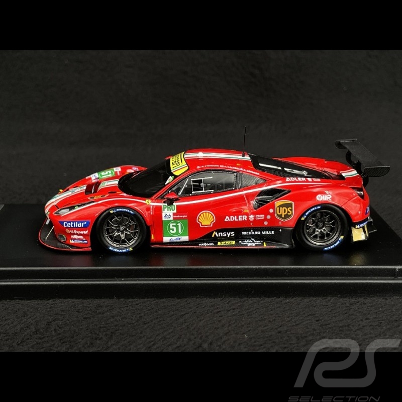 Ferrari 488 GTE Evo n° 51 Vainqueur 24h Le Mans 2021 1/43 LookSmart LSLM121
