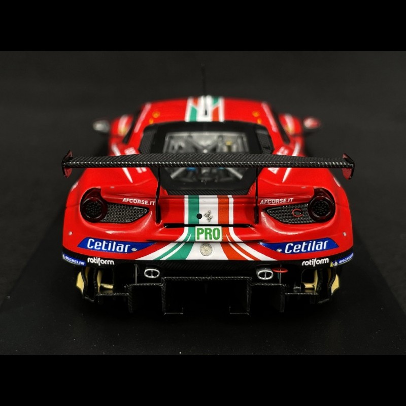 LOOKSMART LSLM133 Ferrari 488 GTE Evo Rinaldi #388 Le Mans 2021 Ehret Hook Bleekemolen 1 43