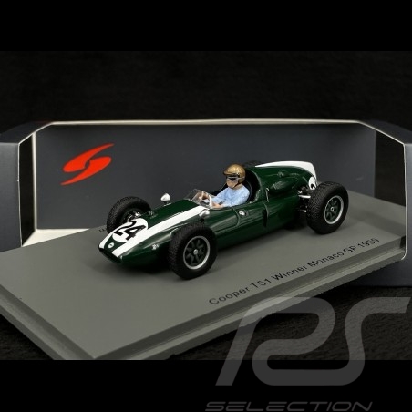 Jack Brabham Cooper T51 n° 24 Sieger GP Monaco 1959 Weltmeister F1 1959 1/43 Spark S8039