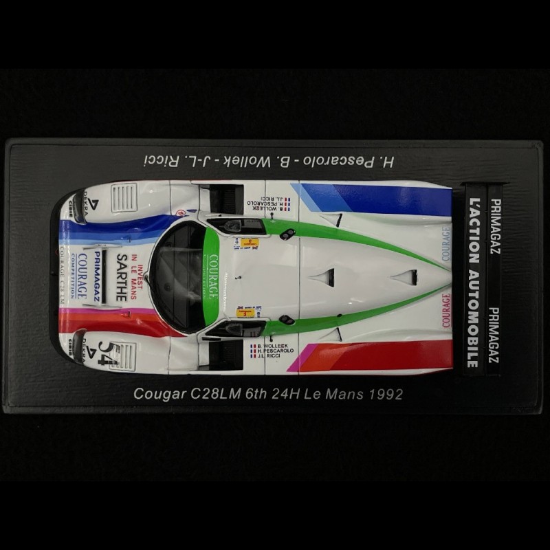 Spark S3541 1/43 COUGAR C 28 LM NO.55 COURAGE COMPÉTITION 24H LE MANS 1992 | UK