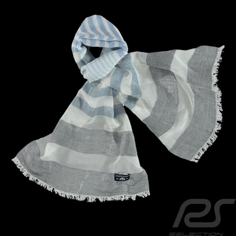 State of Art Scarf Blue White Striped 82218269-1157