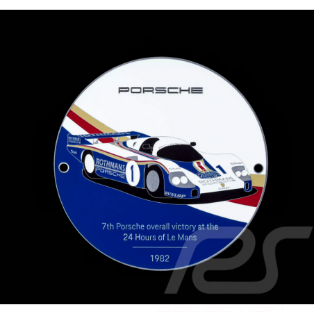 Badge de grille 956 Rothmans Racing 24h Le Mans 1982 Bleu / Blanc WAP0508110NRCG