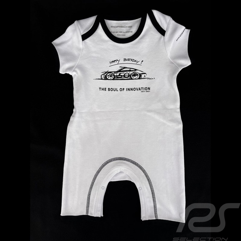 Grenouillère bébé Porsche 911 50 ans Weissach WAP1470620NPAG Grenouillère bébé Porsche 911 50 ans Weissach WAP1470620NPAG