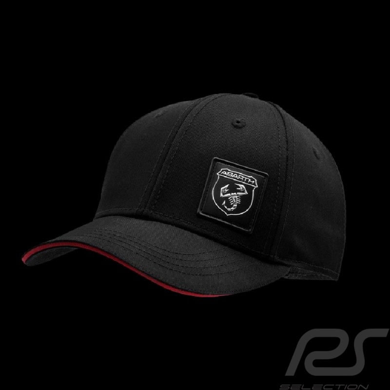 Abarth Cap Nero Logo Schwarz / Rot AB691-100