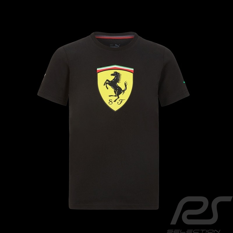 Ferrari T-shirt Wappen Schwarz 701210918-002 - herren