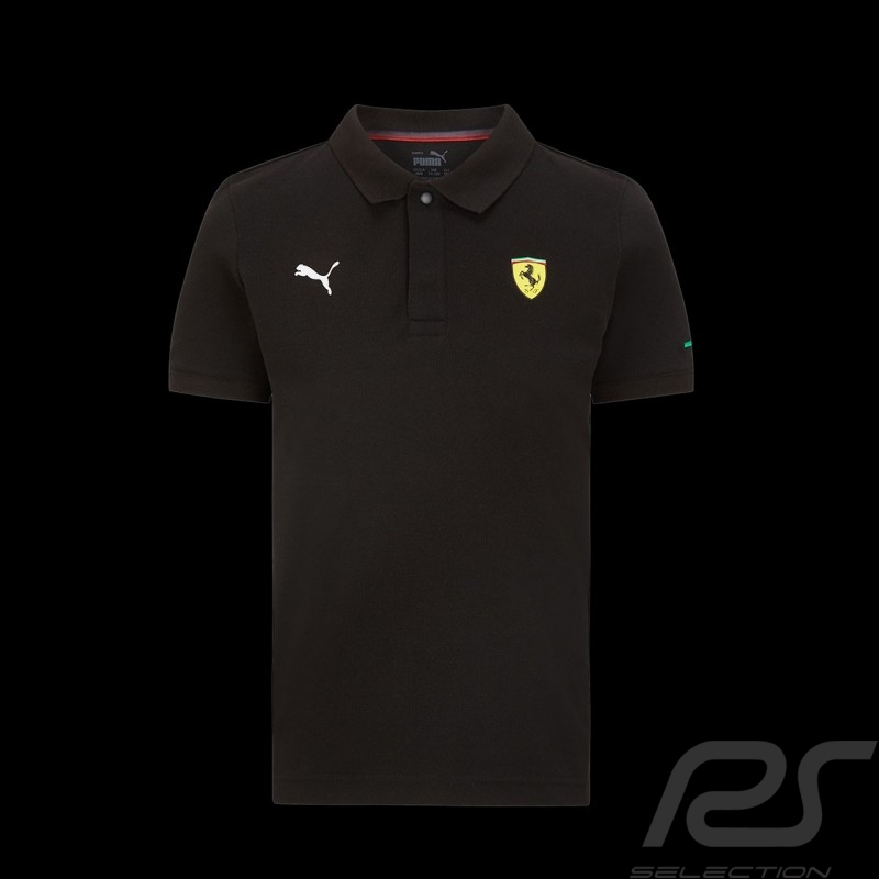 Ferrari Polo Puma Schwarz 701210923-002 - Kinder