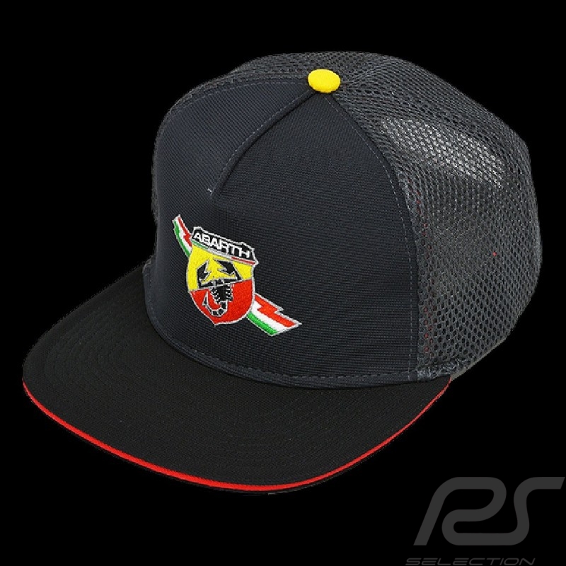 Abarth Cap Corse Flat Visor Schwarz / Rot ABCAP11-150