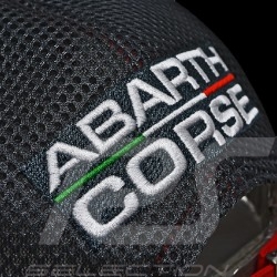 Abarth Cap Corse Flat Visor Schwarz / Rot ABCAP11-150