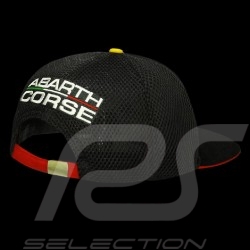 Abarth Cap Corse Flat Visor Schwarz / Rot ABCAP11-150