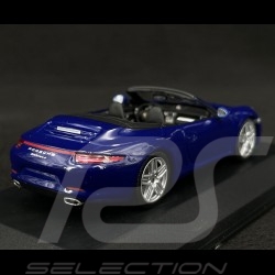 Porsche 911 type 991 Carrera 4 Cabriolet 2012 aquatic blue 1/43 Minichamps WAP0201110C