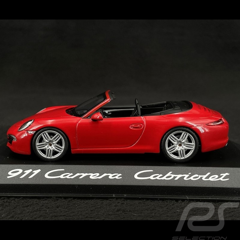 Porsche 911 typ 991 Carrera Cabriolet 2012 Indischrot 1/43 Minichamps WAP0200120C