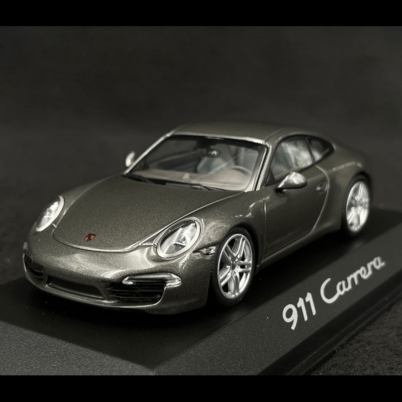 Porsche 911 type 991 Carrera 2012 Agate grey 1/43 Minichamps