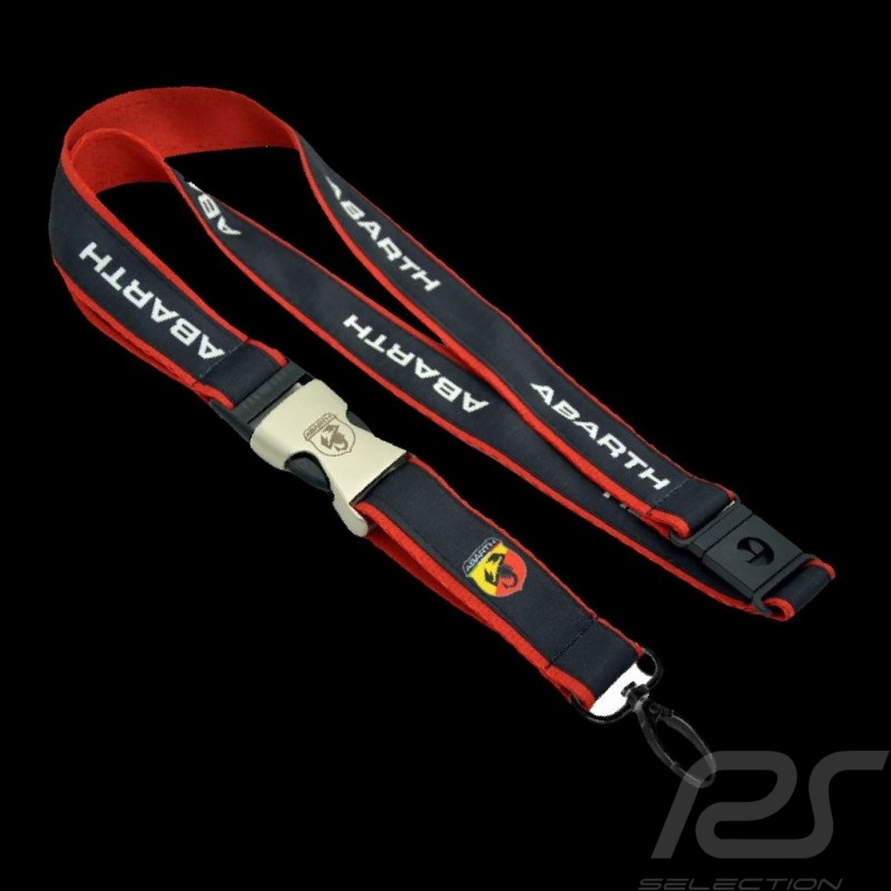 Abarth Sclüsselanhänger Schwarz / Rot AB907-100