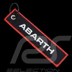 Porte-clé double logo Abarth Noir / Rouge AB906-100