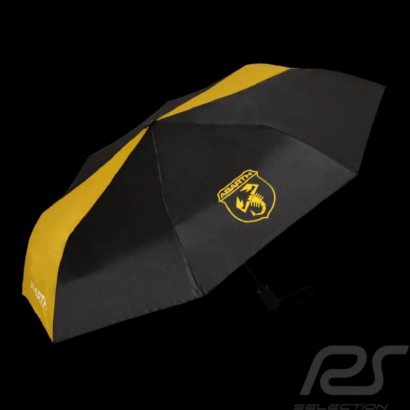 Abarth Umbrella Compact Charcoal grey / Yellow AB911-150