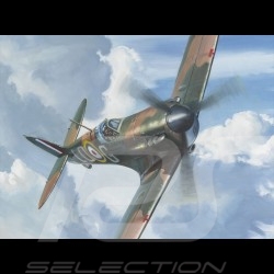 Affiche Spitfire dessin original de Benjamin Freudenthal