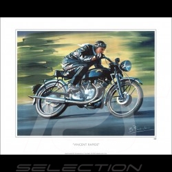 Poster Vincent Rapide original drawing by Benjamin Freudenthal